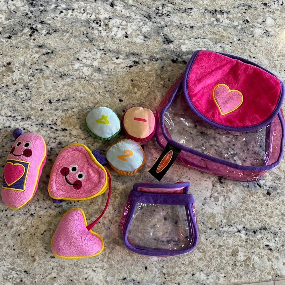 Melissa and Doug | purse fill and spill baby toy soft